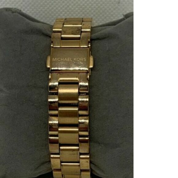 Michael Kors MK5799 Women's Watch Chronograph Rose Gold Analog 36mm Quartz B788 - Picture 4 of 9